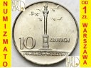 10 zł złotych 1966 MAŁA kolumna Zygmunta Stan 1-