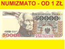 50000 zł / złotych 1993 Staszic seria S, stan 1