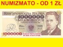 1000000 zł / złotych 1993 Reymont seria M, stan 1