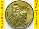 2 zł, złote 1996 Henryk Sienkiewicz, stan 1-