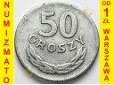 1. 50 gr / groszy 1968, znak mennicy ZN, stan 4