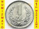 1 zł / jeden złoty 1971, Aluminium Al, stan 1-