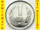 1 zł / jeden złoty 1975, Aluminium Al, stan 1-