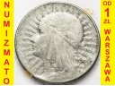 5 zł złotych Głowa kobiety znak ZN 1933 st 3+/3-