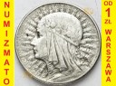5 zł złotych Głowa kobiety znak ZN 1934 st.3+ nr 2