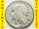 5 zł złotych Głowa kobiety znak ZN 1933 stan 3