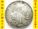 10 zł złotych Głowa kobiety 1932, znak ZN, stan 2