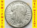5 zł złotych Głowa kobiety znak ZN 1934 st.3+/3
