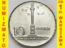 10 zł złotych 1966 MAŁA kolumna Zygmunta Stan 1/1-