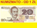 20 zł / złotych 1982, Traugutt, seria U 0, stan 1