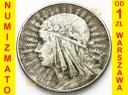 5 zł złotych Głowa kobiety znak ZN 1933 st 3+/3