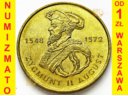2 zł, złote 1996 Zygmunt II August stan 1