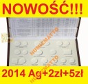 Numizmatyka. Kaseta NUMIZMATO na Monety Ag+Ng 2014