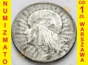 5 zł złotych Głowa kobiety znak ZN 1934 stan 3