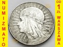 5 zł złotych Głowa kobiety, Polonia 1932 stan 3+
