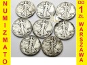 LOT 8x 1/2 Dollara / dolara od 1920-1946 SREBRO