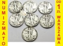 LOT 7x 1/2 Dollara / dolara od 1936-1946 SREBRO