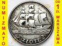2 zł złote Żaglowiec 1936. Stan 3