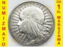 10 zł złotych 1933 Głowa kobiety znak ZN stan 3