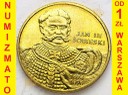 2 zł, złote 2001 Jan III Sobieski, stan 1