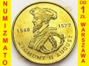 2 zł, złote 1996 Zygmunt II August stan 1-