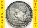 5 Marek, Mark 1937 A, Hindenburg, SREBRO