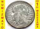5 zł złotych Głowa kobiety znak ZN 1933 stan 3