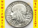 5 zł złotych Głowa kobiety znak ZN 1934 stan 3+/3