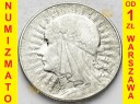 5 zł złotych Głowa kobiety znak ZN 1933 stan 3+/3