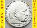 5 Marek, Mark 1936 D, Hindenburg, SREBRO