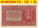 20 mkp marek polskich 1919 II serja FM, stan 3-