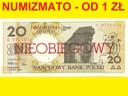 20 zł złotych 1990 GDAŃSK seria E NIEOBIEGOWY st.1