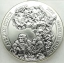 Fabulous 2008, 1 oz uncja srebra 50 franków Goryle