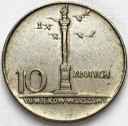 10 zł złotych 1966 MAŁA kolumna Zygmunta Stan 2