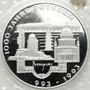 10 Marek SREBRO 1993 F Poczdam 1000 lat, stan L
