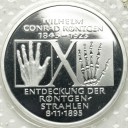 10 Marek SREBRO 1995 D Wilhelm Roentgen, stan L