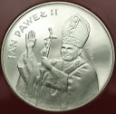 1000 zł złotych 1982 Jan Paweł II PRÓBA Ag stan L-