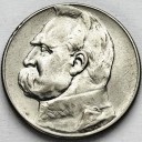 5 zł złotych Józef Piłsudski 1935. Stan 3