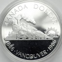 1 dolar 1986, SREBRO Pacific Express, stan L-