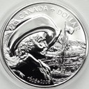 1 dolar 2008, SREBRO 400 lat Quebec City, stan L