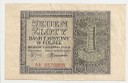 1 zł Jeden Złoty 1941 seria AE stan 3