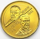 2 zł, złote 1996 Henryk Sienkiewicz, stan 1-/1