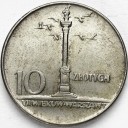 10 zł złotych 1966 MAŁA kolumna Zygmunta Stan 2