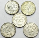 LOT 5 x 200 zł 1976 OLIMPIADA INWESTYCJA SREBRO