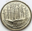 2 zł, złote 1995, Katyń Miednoje Charków, stan 1