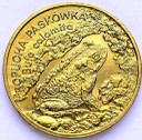 2 zł, złote 1998 Ropucha paskówka stan 1-/1 PIĘKNA