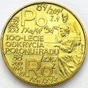 2 zł, złote 1998 Polon i Rad, Skłodowska, st.1-/1