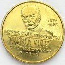 2 zł, złote 1999 Ernest Malinowski Peru stan 1/1-