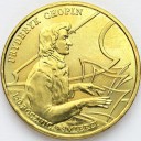 2 zł, złote 1999 Fryderyk Chopin, Szopen, stan 1-