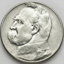 5 zł złotych Józef Piłsudski 1935. Stan 3